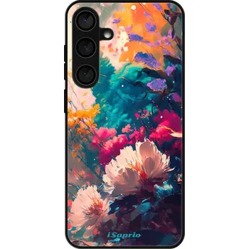 Pouzdro na mobilní telefon Lesklé pouzdro iSaprio pro Samsung Galaxy S24 Plus - Flower Design (Lesklé pouzdro, kryt, obal iSaprio Exclusive na mobil Samsung Galaxy S24 Plus s motivem Flower Design - elegantní skleněný vzhled, skvělá ochrana mobilu a luxusní styl, vyrobeno v Česku)