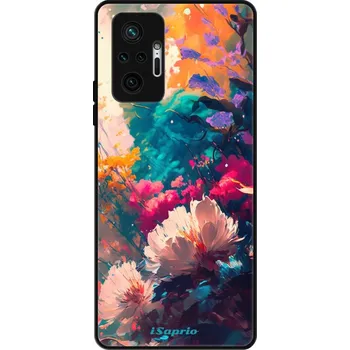 Pouzdro na mobilní telefon Lesklé pouzdro iSaprio pro Xiaomi Redmi Note 10 Pro - Flower Design (Lesklé pouzdro, kryt, obal iSaprio Exclusive na mobil Xiaomi Redmi Note 10 Pro s motivem Flower Design - elegantní skleněný vzhled, skvělá ochrana mobilu a luxusní styl, vyrobeno v Česku