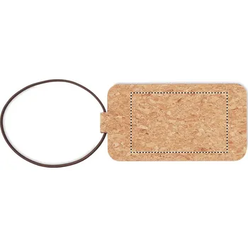 Příslušenství k zavazadlu Korková visačka na zavazadla Laserové gravírování (max. 1 barva, 50x80mm) 1 barva 5 FRONT