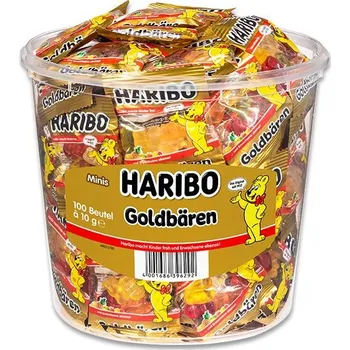 Bonbon Haribo medvídci 9,8g - 100ks