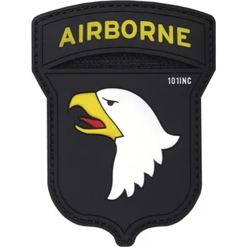 Nášivka Nášivka 3D plastová AIRBORNE 101 barevná (Nášivka 3D plastová AIRBORNE 101 barevná)