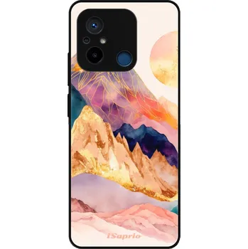 Pouzdro na mobilní telefon Lesklé pouzdro iSaprio pro Xiaomi Redmi 12C - Abstract Mountains (Lesklé pouzdro, kryt, obal iSaprio Exclusive na mobil Xiaomi Redmi 12C s motivem Abstract Mountains - elegantní skleněný vzhled, skvělá ochrana mobilu a luxusní styl, vyrobeno v Česku)