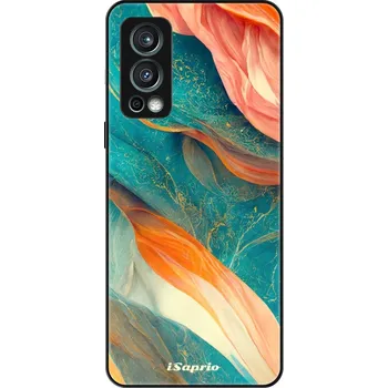 Pouzdro na mobilní telefon Lesklé pouzdro iSaprio pro OnePlus Nord 2 5G - Abstract Marble (Lesklé pouzdro, kryt, obal iSaprio Exclusive na mobil OnePlus Nord 2 5G s motivem Abstract Marble - elegantní skleněný vzhled, skvělá ochrana mobilu a luxusní styl, vyrobeno v Česku)