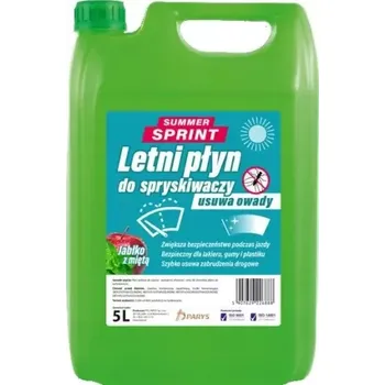 Směs do ostřikovače ATAS PLAK SUMMER SPRINT - Letní kapalina do ostřikovačů Jablko-Máta 5L