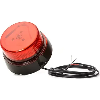 Přívěs k motorovému vozidlu WAS Maják pevný LED červený WAS, kabel 3m