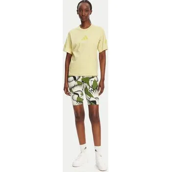 adidas Cyklistické šortky FARM JD6286 Zelená Slim Fit S