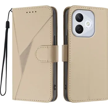 Pouzdro na mobilní telefon Triangles knížkové pouzdro na Honor 400 Lite - zlaté