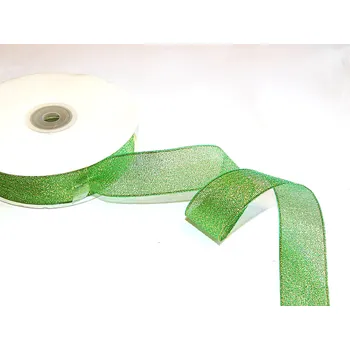 Stuha Stuha lurexová metalická, WB7008, šíře 38 mm/ návin 32 m