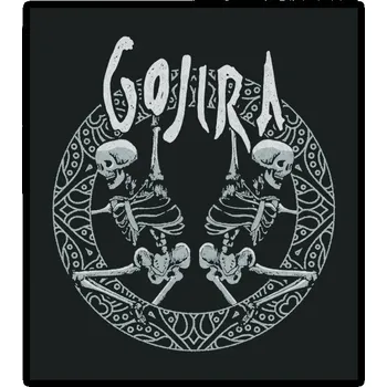 Nášivka nášivka na záda, zádovka Gojira - skeletons
