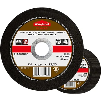 Řezný kotouč Klimas Wkret-Met 230x2,0mm - 10ks - Řezný kotouč na nerez