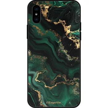 Pouzdro na mobilní telefon Lesklé pouzdro iSaprio pro Apple iPhone X / XS - Emerald (Lesklé pouzdro, kryt, obal iSaprio Exclusive na mobil Apple iPhone X / XS s motivem Emerald - elegantní skleněný vzhled, skvělá ochrana mobilu a luxusní styl, vyrobeno v Česku)