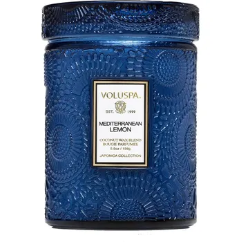 Svíčka Voluspa – Vonná svíčka ve skle Mediterranean Lemon, Malá