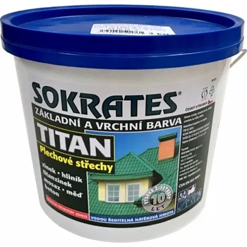 Vodová barva Sokrates Titan 3kg 0840 červenohnědý