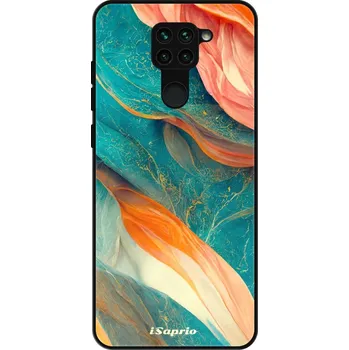Pouzdro na mobilní telefon Lesklé pouzdro iSaprio pro Xiaomi Redmi Note 9 - Abstract Marble (Lesklé pouzdro, kryt, obal iSaprio Exclusive na mobil Xiaomi Redmi Note 9 s motivem Abstract Marble - elegantní skleněný vzhled, skvělá ochrana mobilu a luxusní styl, vyrobeno v Česku)