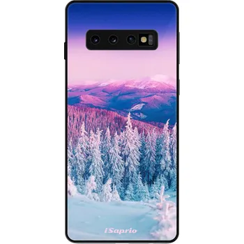 Pouzdro na mobilní telefon Lesklé pouzdro iSaprio pro Samsung Galaxy S10 - Winter 01 (Lesklé pouzdro, kryt, obal iSaprio Exclusive na mobil Samsung Galaxy S10 s motivem Winter 01 - elegantní skleněný vzhled, skvělá ochrana mobilu a luxusní styl, vyrobeno v Česku)