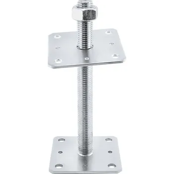 Oramat 110x110x250x4,0mm - 1ks - Kotevní patka/noha pilíře - nastavitelná s volnou deskou