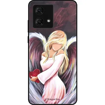 Pouzdro na mobilní telefon Lesklé pouzdro iSaprio pro Motorola Moto G84 - Angel of Love (Lesklé pouzdro, kryt, obal iSaprio Exclusive na mobil Motorola Moto G84 s motivem Angel of Love - elegantní skleněný vzhled, skvělá ochrana mobilu a luxusní styl, vyrobeno v Česku)