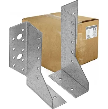 Tesařské kování Oramat 24ks - 30x130x75mm L+P hr. 2,0mm - Trámová botka regulovatelná - vnější