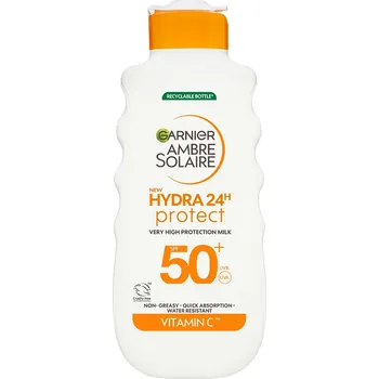 Přípravek na opalování Garnier Ambre Solaire Hydra 24h Protect SPF50+ 175 ml