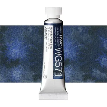 Vodová barva Akvarelová barva Holbein Granulating 5 ml - Moonlit Night Blue
