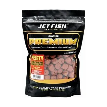Nástraha Jet Fish Pelety Premium Clasicc 18mm 700g Příchuť: Jahoda / Brusinka