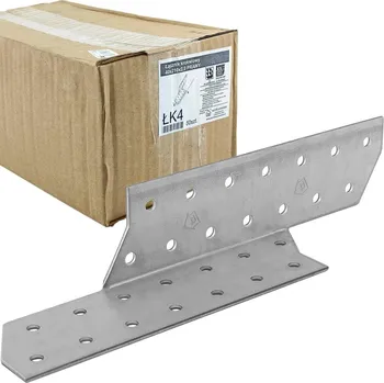 Tesařské kování Oramat 50ks - 40x210mm hr. 2,0mm Spojka vaznice krokev - Pravá, LK4