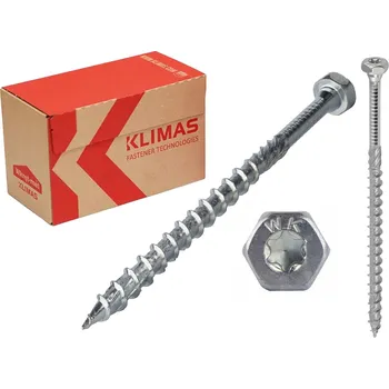 Šroub Klimas Wkret-Met TX 8x260mm - 50 ks - Vruty pro tesařské kování - WKCH