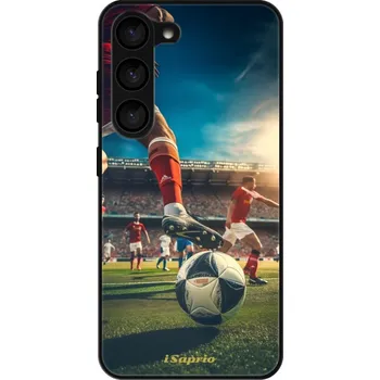 Pouzdro na mobilní telefon Lesklé pouzdro iSaprio pro Samsung Galaxy S23 5G - Football 12 (Lesklé pouzdro, kryt, obal iSaprio Exclusive na mobil Samsung Galaxy S23 5G s motivem Football 12 - elegantní skleněný vzhled, skvělá ochrana mobilu a luxusní styl, vyrobeno v Česku)