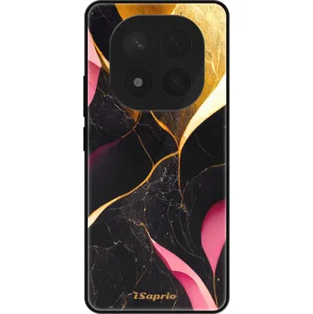Pouzdro na mobilní telefon Lesklé pouzdro iSaprio pro Xiaomi Redmi Note 14 Pro 5G / 14 Pro Plus 5G - Gold Pink Marble (Lesklé pouzdro, kryt, obal iSaprio Exclusive na mobil Xiaomi Redmi Note 14 Pro 5G / 14 Pro Plus 5G s motivem Gold Pink Marble - elegantní skleněný vzhled, skvělá)