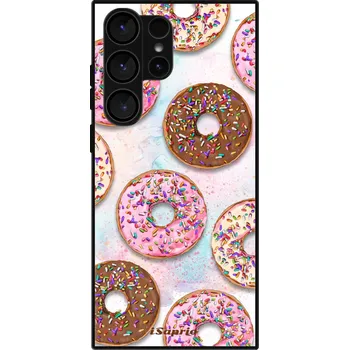 Pouzdro na mobilní telefon Lesklé pouzdro iSaprio pro Samsung Galaxy S23 Ultra - Donuts 11 (Lesklé pouzdro, kryt, obal iSaprio Exclusive na mobil Samsung Galaxy S23 Ultra s motivem Donuts 11 - elegantní skleněný vzhled, skvělá ochrana mobilu a luxusní styl, vyrobeno v Česku)