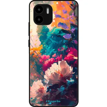 Pouzdro na mobilní telefon Lesklé pouzdro iSaprio pro Xiaomi Redmi A1 / A2 - Flower Design (Lesklé pouzdro, kryt, obal iSaprio Exclusive na mobil Xiaomi Redmi A1 / A2 s motivem Flower Design - elegantní skleněný vzhled, skvělá ochrana mobilu a luxusní styl, vyrobeno v Česku)
