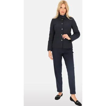 Dámská cargo bunda Černá dámská přechodová bunda s prošíváním BLH 610114 F - Black Velikost: S