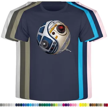 Pánské tričko panske-levne-bavlnene-tricko-digi-potisk-jin-jang-star-wars Barva: Navy - tmavě modrá, velikost: XXL