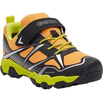 Chlapecké tenisky Chlapecké tenisky Geox J MAGNETAR B ABX 32 Oranžová, Černá, Světle zelená