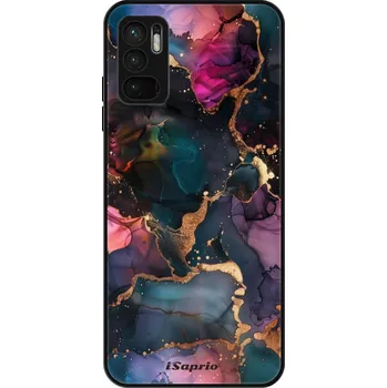 Pouzdro na mobilní telefon Lesklé pouzdro iSaprio pro Xiaomi Redmi Note 10 5G - Dark Marble 10 (Lesklé pouzdro, kryt, obal iSaprio Exclusive na mobil Xiaomi Redmi Note 10 5G s motivem Dark Marble 10 - elegantní skleněný vzhled, skvělá ochrana mobilu a luxusní styl, vyrobeno v Česku