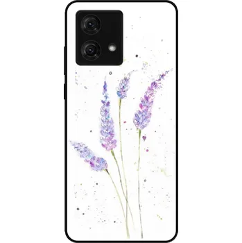 Pouzdro na mobilní telefon Lesklé pouzdro iSaprio pro Motorola Moto G84 - Lavender (Lesklé pouzdro, kryt, obal iSaprio Exclusive na mobil Motorola Moto G84 s motivem Lavender - elegantní skleněný vzhled, skvělá ochrana mobilu a luxusní styl, vyrobeno v Česku)