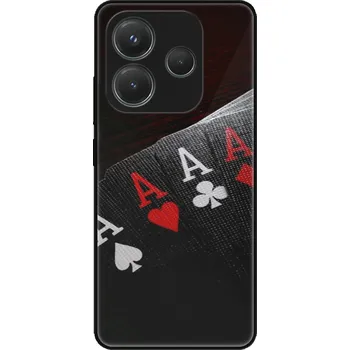 Pouzdro na mobilní telefon Lesklé pouzdro iSaprio pro Xiaomi Redmi Note 14 5G - Poker (Lesklé pouzdro, kryt, obal iSaprio Exclusive na mobil Xiaomi Redmi Note 14 5G s motivem Poker - elegantní skleněný vzhled, skvělá ochrana mobilu a luxusní styl, vyrobeno v Česku)