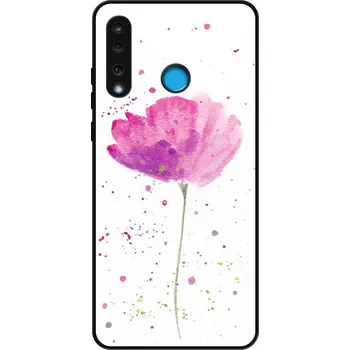 Pouzdro na mobilní telefon Lesklé pouzdro iSaprio pro Huawei P30 Lite - Poppies (Lesklé pouzdro, kryt, obal iSaprio Exclusive na mobil Huawei P30 Lite s motivem Poppies - elegantní skleněný vzhled, skvělá ochrana mobilu a luxusní styl, vyrobeno v Česku)