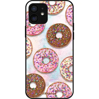 Pouzdro na mobilní telefon Lesklé pouzdro iSaprio pro Apple iPhone 12 - Donuts 11 (Lesklé pouzdro, kryt, obal iSaprio Exclusive na mobil Apple iPhone 12 s motivem Donuts 11 - elegantní skleněný vzhled, skvělá ochrana mobilu a luxusní styl, vyrobeno v Česku)