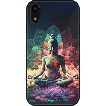Pouzdro na mobilní telefon Lesklé pouzdro iSaprio pro Apple iPhone XR - Yoga (Lesklé pouzdro, kryt, obal iSaprio Exclusive na mobil Apple iPhone XR s motivem Yoga - elegantní skleněný vzhled, skvělá ochrana mobilu a luxusní styl, vyrobeno v Česku)