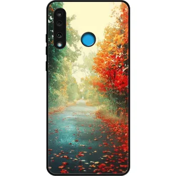 Pouzdro na mobilní telefon Lesklé pouzdro iSaprio pro Huawei P30 Lite - Autumn 03 (Lesklé pouzdro, kryt, obal iSaprio Exclusive na mobil Huawei P30 Lite s motivem Autumn 03 - elegantní skleněný vzhled, skvělá ochrana mobilu a luxusní styl, vyrobeno v Česku)