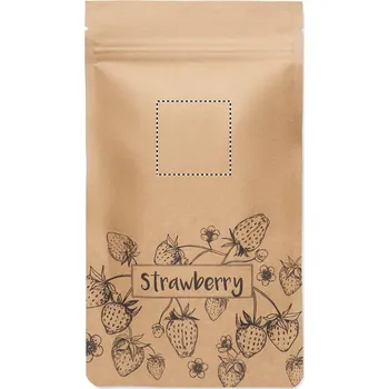 Pěstební box Sada pro pěstování jahod 90 FRONT, 40x40mm Tamponový tisk, 1 barva