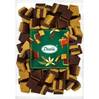 Bonbon Diana Company Karamelový fondán vanilka a čokoláda 1kg