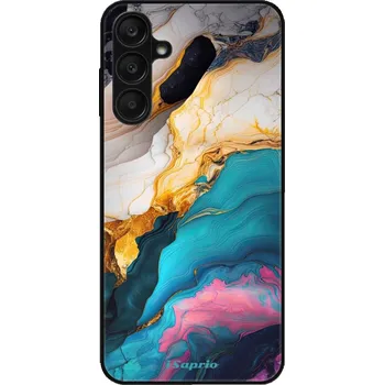 Pouzdro na mobilní telefon Lesklé pouzdro iSaprio pro Samsung Galaxy A25 5G - Color Marble 21 (Lesklé pouzdro, kryt, obal iSaprio Exclusive na mobil Samsung Galaxy A25 5G s motivem Color Marble 21 - elegantní skleněný vzhled, skvělá ochrana mobilu a luxusní styl, vyrobeno v Česku)