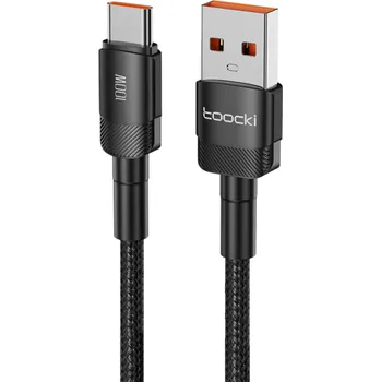 Datový kabel Rychlonabíjecí kabel USB C na USB A 3 m 100W datový kabel 6A rychlé nabíjení a synchronizace dat dlouhý kabel pro telefony tablety notebooky