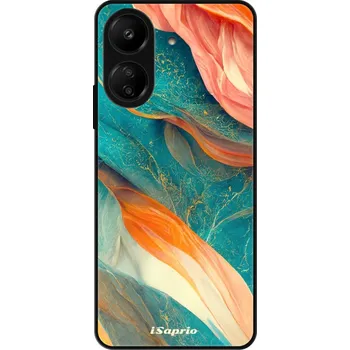 Pouzdro na mobilní telefon Lesklé pouzdro iSaprio pro Xiaomi Redmi 13C - Abstract Marble (Lesklé pouzdro, kryt, obal iSaprio Exclusive na mobil Xiaomi Redmi 13C s motivem Abstract Marble - elegantní skleněný vzhled, skvělá ochrana mobilu a luxusní styl, vyrobeno v Česku)