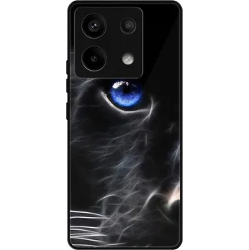 Pouzdro na mobilní telefon Lesklé pouzdro iSaprio pro Xiaomi Redmi Note 13 Pro 5G / Poco X6 5G - Black Puma (Lesklé pouzdro, kryt, obal iSaprio Exclusive na mobil Xiaomi Redmi Note 13 Pro 5G / Poco X6 5G s motivem Black Puma - elegantní skleněný vzhled, skvělá ochrana mobilu a)