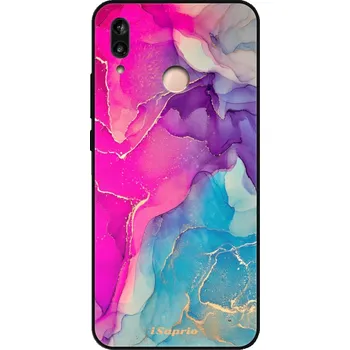 Pouzdro na mobilní telefon Lesklé pouzdro iSaprio pro Huawei P20 Lite - Purple Ink (Lesklé pouzdro, kryt, obal iSaprio Exclusive na mobil Huawei P20 Lite s motivem Purple Ink - elegantní skleněný vzhled, skvělá ochrana mobilu a luxusní styl, vyrobeno v Česku)