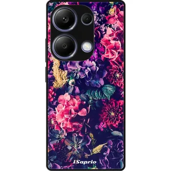 Pouzdro na mobilní telefon Lesklé pouzdro iSaprio pro Xiaomi Redmi Note 13 Pro 4G - Flowers 10 (Lesklé pouzdro, kryt, obal iSaprio Exclusive na mobil Xiaomi Redmi Note 13 Pro 4G s motivem Flowers 10 - elegantní skleněný vzhled, skvělá ochrana mobilu a luxusní styl, vyrobeno v Česku
