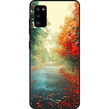 Pouzdro na mobilní telefon Lesklé pouzdro iSaprio pro Samsung Galaxy A41 - Autumn 03 (Lesklé pouzdro, kryt, obal iSaprio Exclusive na mobil Samsung Galaxy A41 s motivem Autumn 03 - elegantní skleněný vzhled, skvělá ochrana mobilu a luxusní styl, vyrobeno v Česku)